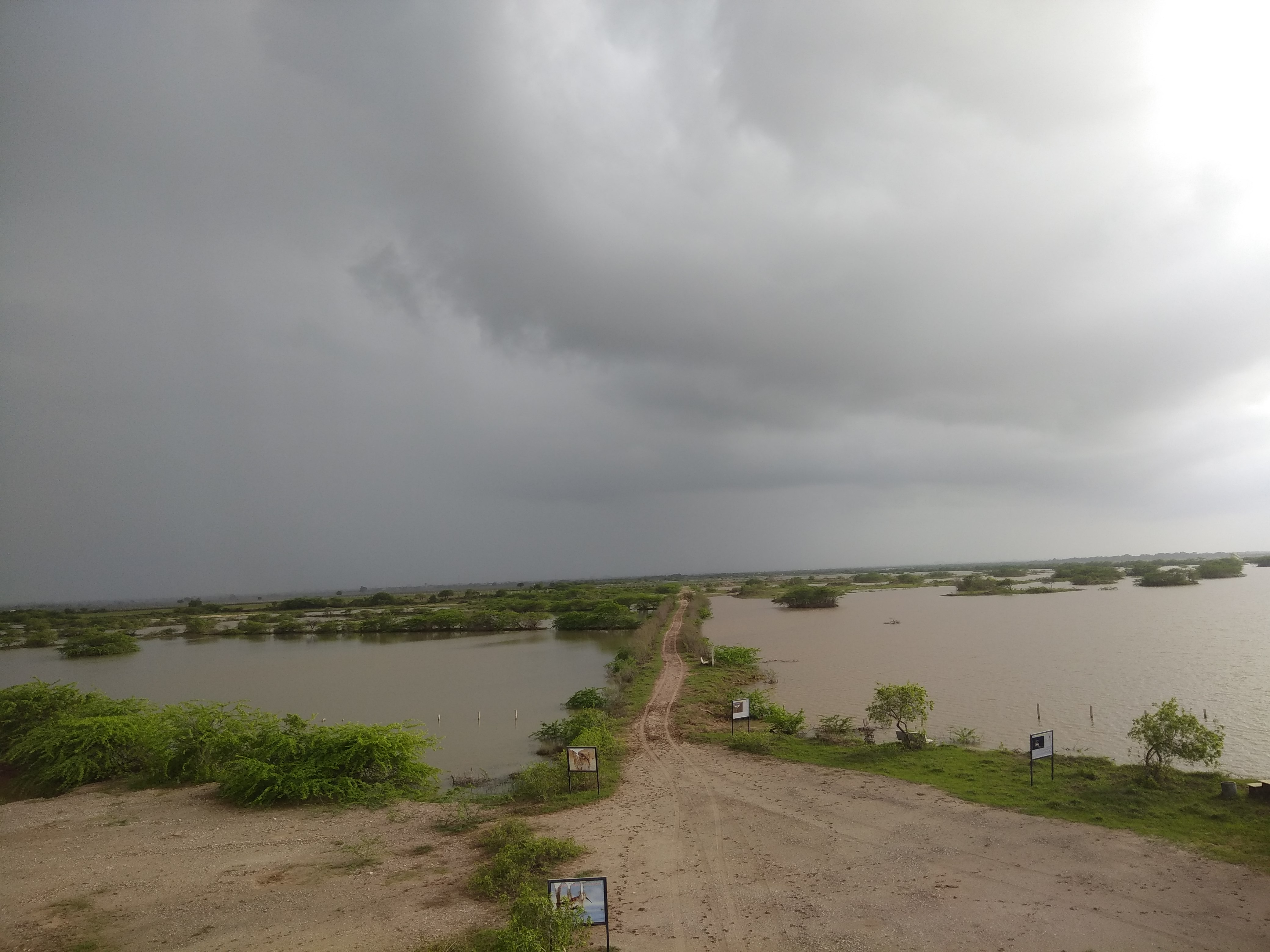 Arial view of Khijadia